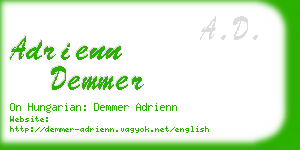 adrienn demmer business card